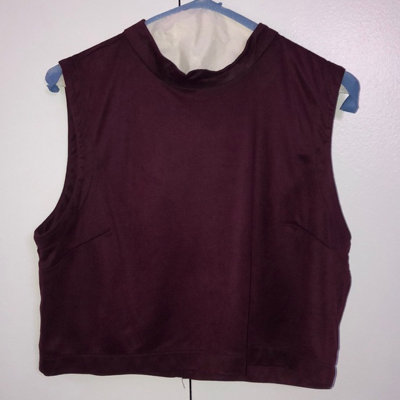 Cotton Candy LA red crop top - Picture 1 of 7